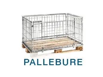 palleramme, pallegitter og pallebure